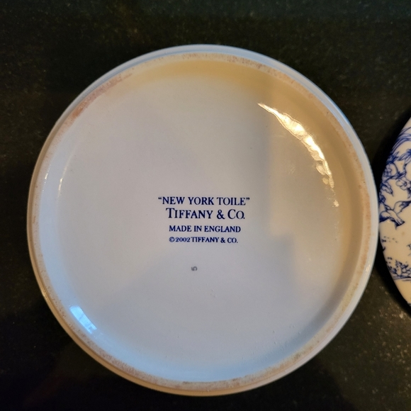 Tiffany & Co New York Toile trinket box